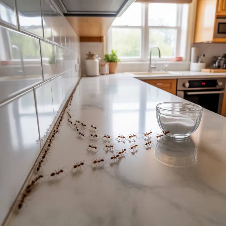 Hormigas en Casa_ Cómo Solucionarlas y Prevenirlas RASTRO DE HORMIGAS EN COCINA (IDENTIFICACIÓN)