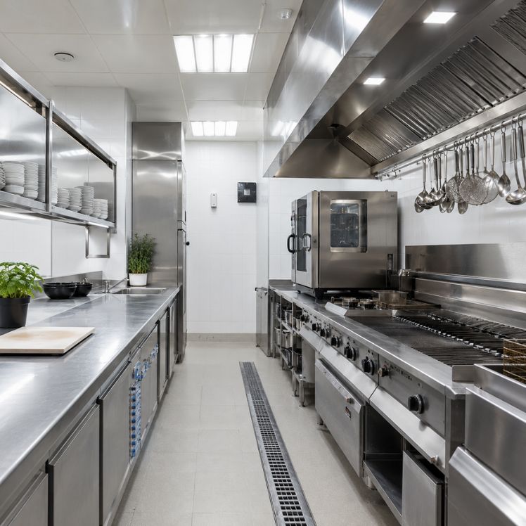 Mantenimiento y Control de Plagas en Hostelería_ Tu Plan APPCC Obligatorio en Barcelona- COCINA PROFESIONAL LIMPIA Y ORDENADA